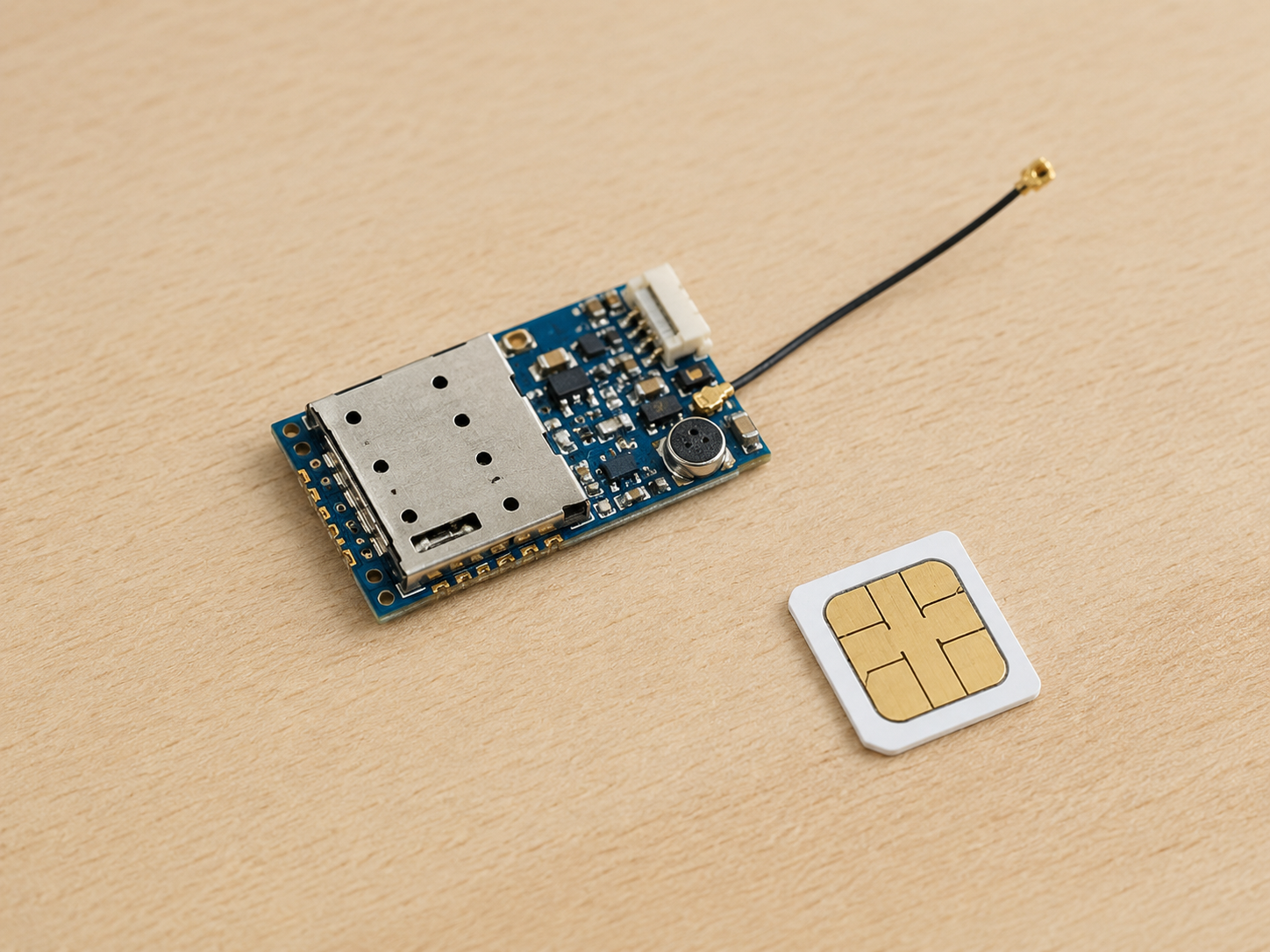 GSM-Technik: SIM, Netz, Mikrofon und Strom